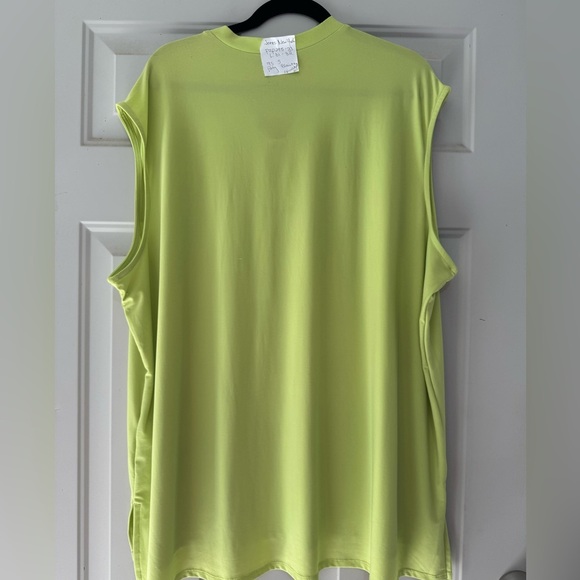 Jones New York Women's Bright Green Sleeveless Tank Sz 3X - Picture 3 of 3